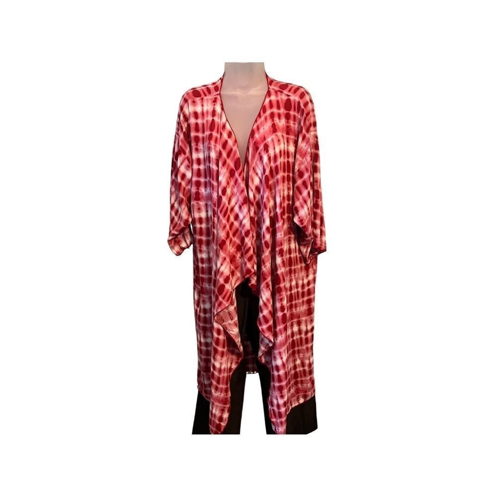 LuLaRoe Women's Cardigan - hot Pink and Cream​​